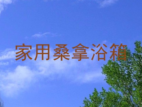 家用桑拿浴箱
