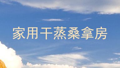 家用干蒸桑拿房