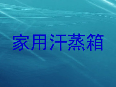 家用汗蒸箱