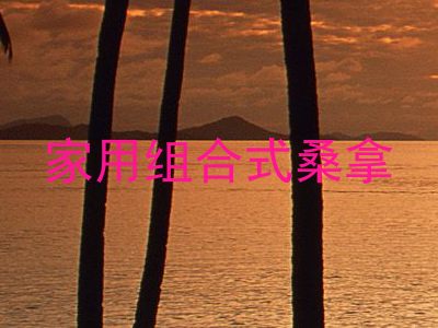 家用组合式桑拿