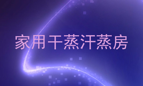家用干蒸汗蒸房
