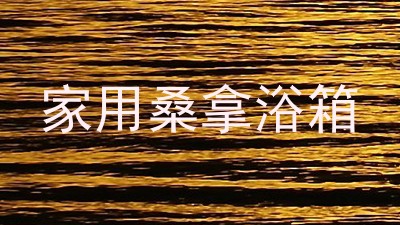 家用桑拿浴箱