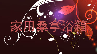 家用桑拿浴箱