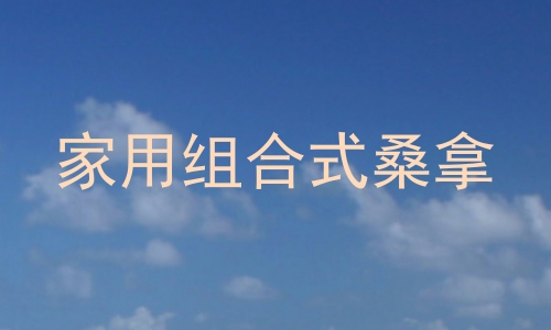 家用组合式桑拿