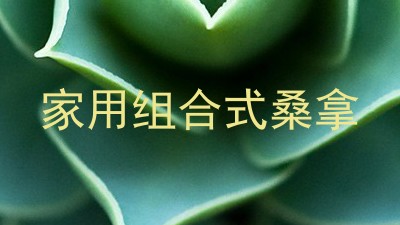 家用组合式桑拿
