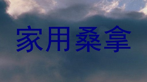 家用桑拿