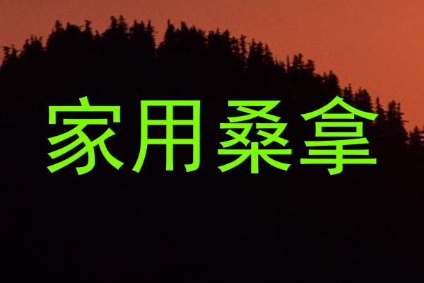 家用桑拿