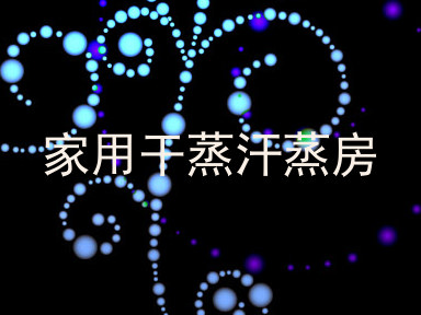 家用干蒸汗蒸房