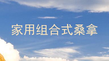 家用组合式桑拿