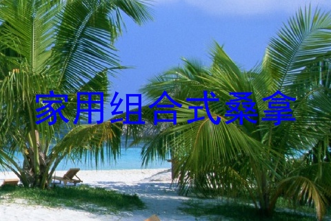 家用组合式桑拿
