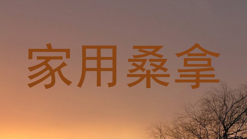 家用桑拿