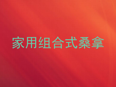 家用组合式桑拿