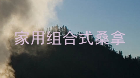 家用组合式桑拿