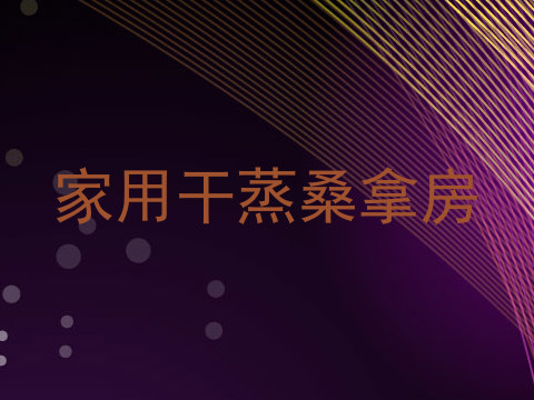 家用干蒸桑拿房