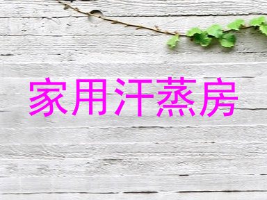 家用汗蒸房