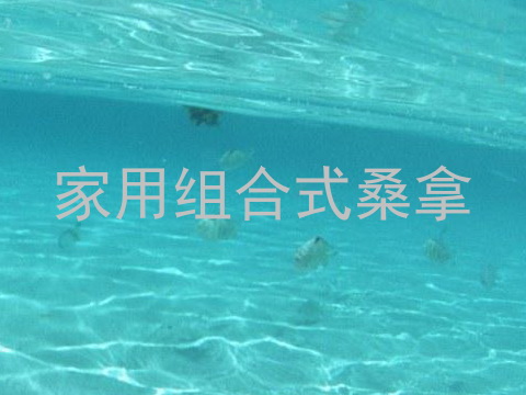 家用组合式桑拿