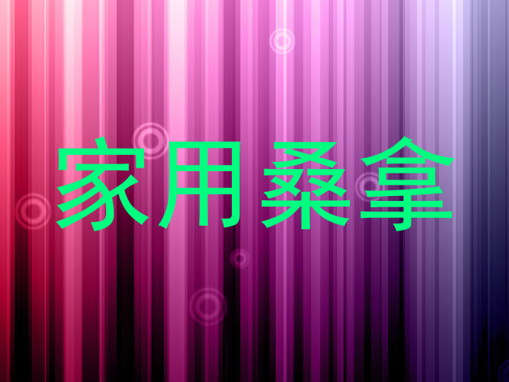 家用桑拿