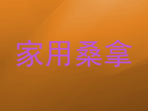 家用桑拿