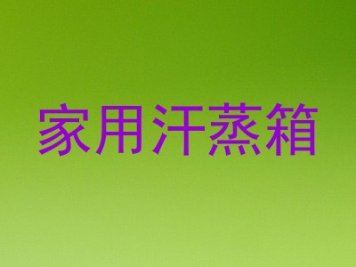 家用汗蒸箱
