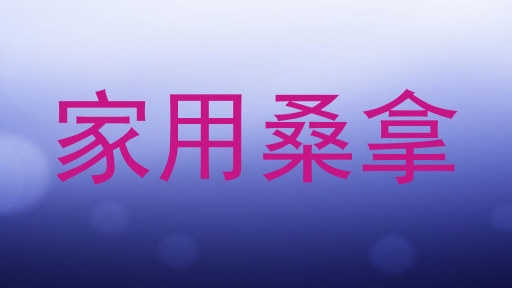 家用桑拿