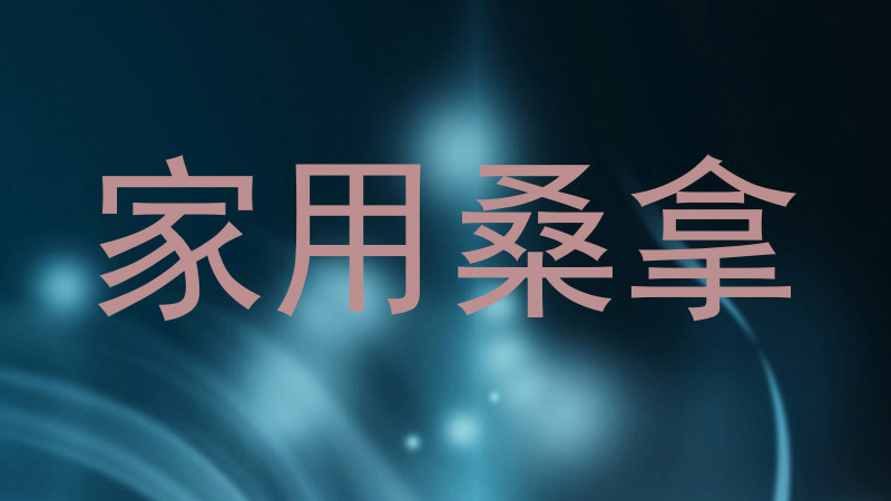 家用桑拿