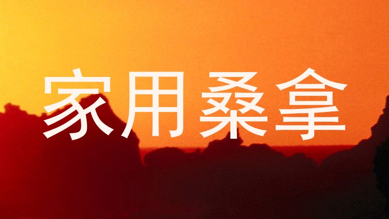 家用桑拿