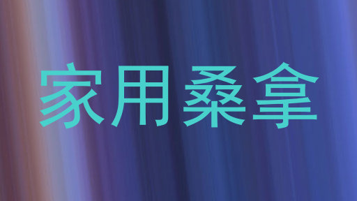 家用桑拿
