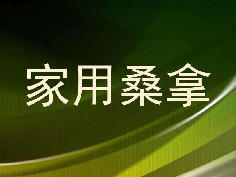家用桑拿