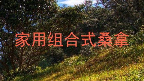 家用组合式桑拿
