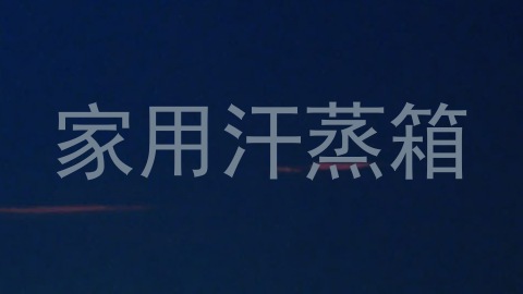 家用汗蒸箱