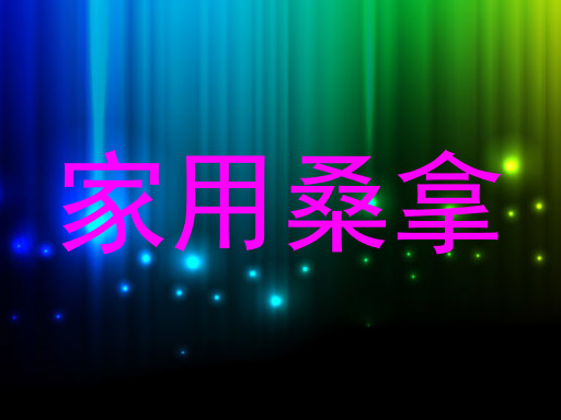 家用桑拿