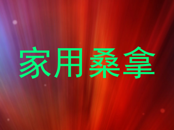 家用桑拿