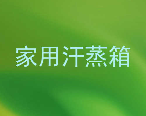家用汗蒸箱