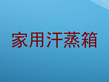 家用汗蒸箱