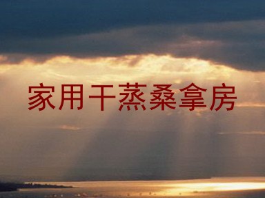 家用干蒸桑拿房