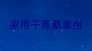 家用干蒸桑拿房