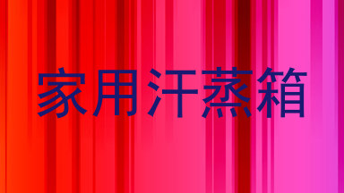 家用汗蒸箱