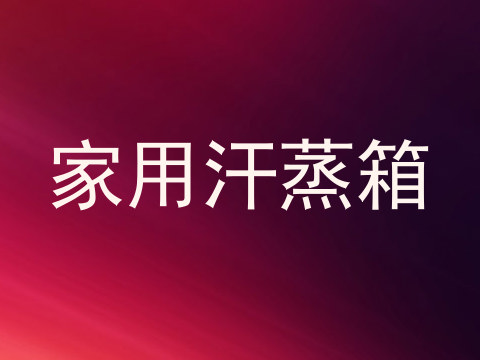 家用汗蒸箱