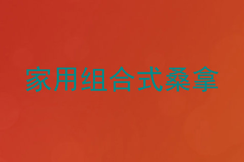 家用组合式桑拿