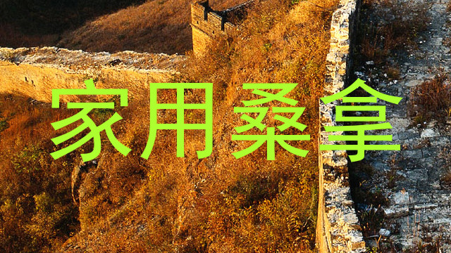 家用桑拿