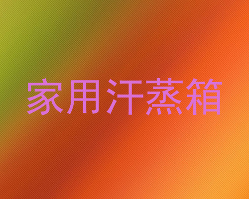 家用汗蒸箱