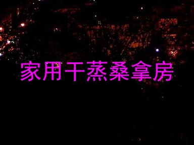家用干蒸桑拿房