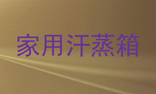 家用汗蒸箱