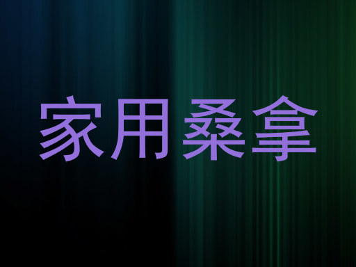家用桑拿