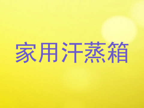 家用汗蒸箱