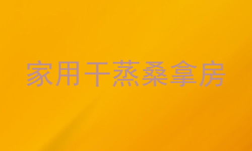 家用干蒸桑拿房