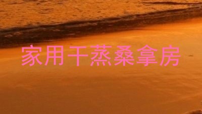 家用干蒸桑拿房