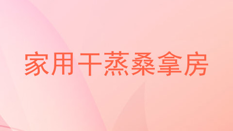 家用干蒸桑拿房