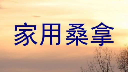 家用桑拿