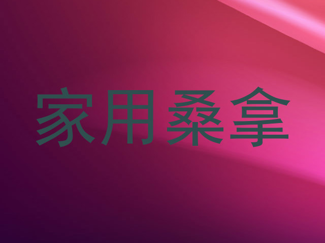 家用桑拿